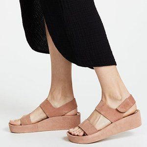 Pedro Garcia Lacey Suede Platform Sandal